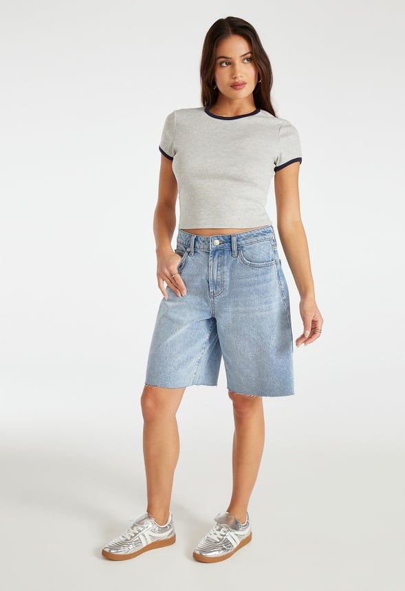 Bermuda Shorts Medium Light Wash