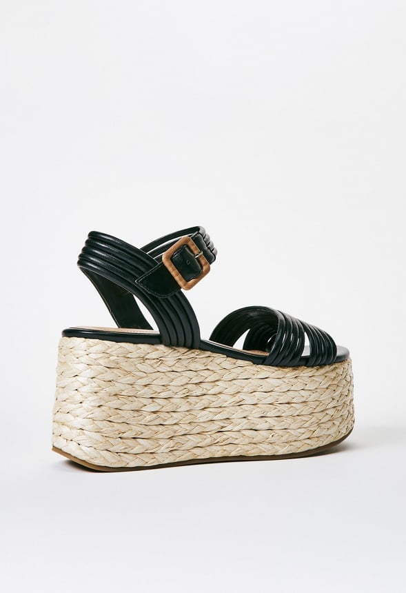 Birdie Platform Sandal Black