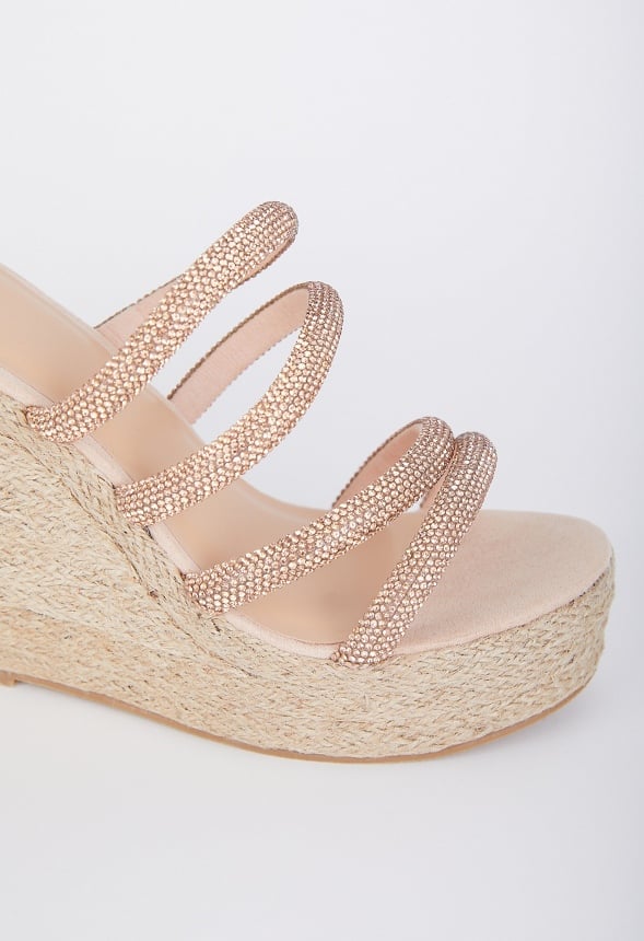 Camila Wedge Sandal Nude