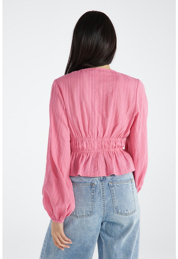 Dobby Top Chateau Rose